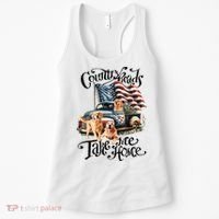 Country Roads Take Golden Retriever Home Women's Tank Top thumb 0