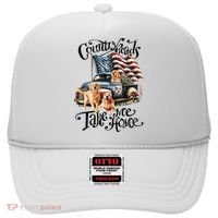 Country Roads Take Golden Retriever Home Hat thumb 0