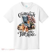 Country Roads Take Golden Retriever Home Kids T-Shirt thumb 0