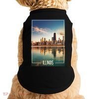 Chicago Reflections: The Heart Of Illinois Doggie Tank thumb 0