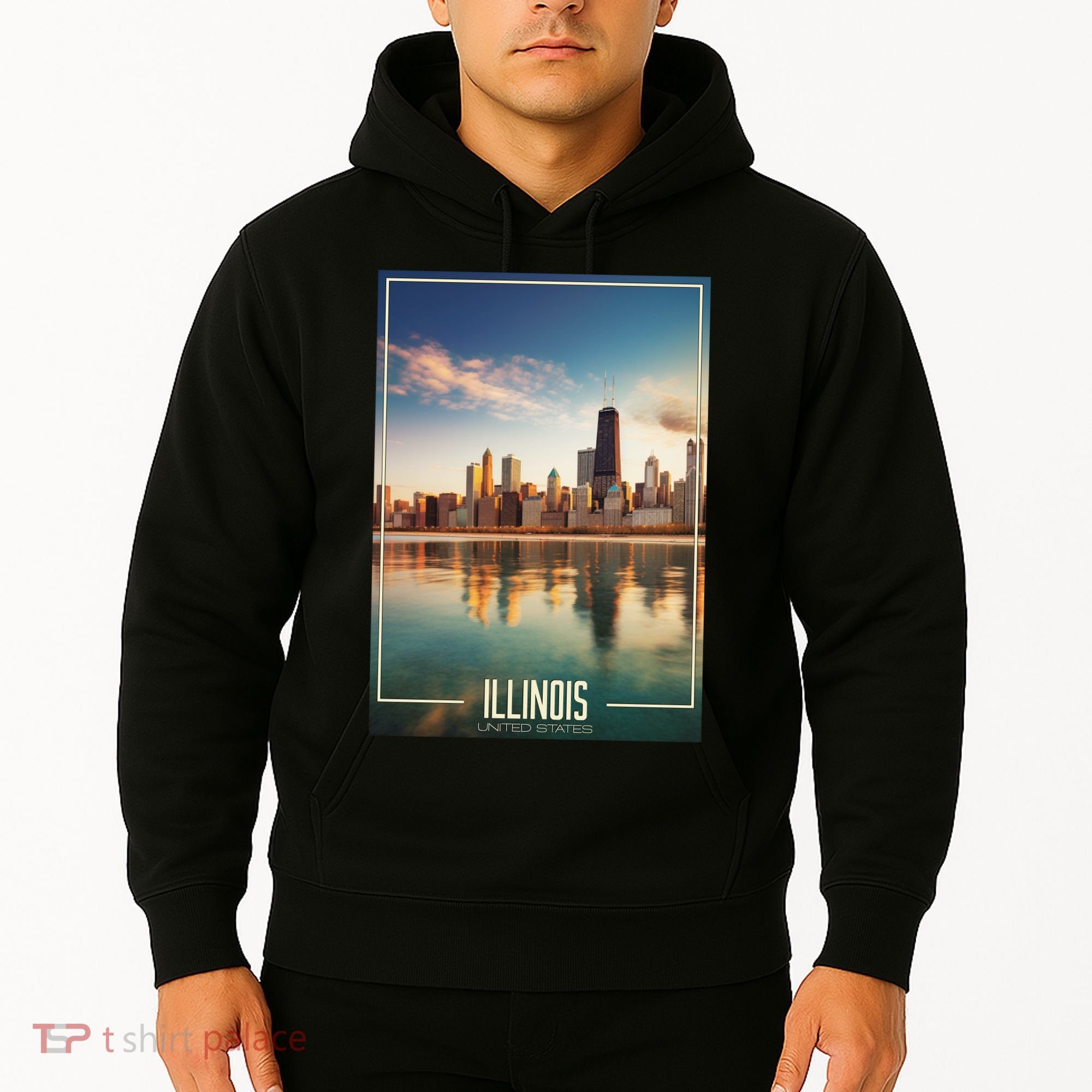Chicago Reflections: The Heart Of Illinois Hoodie