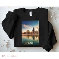 Chicago Reflections: The Heart Of Illinois Sweatshirt thumb 2