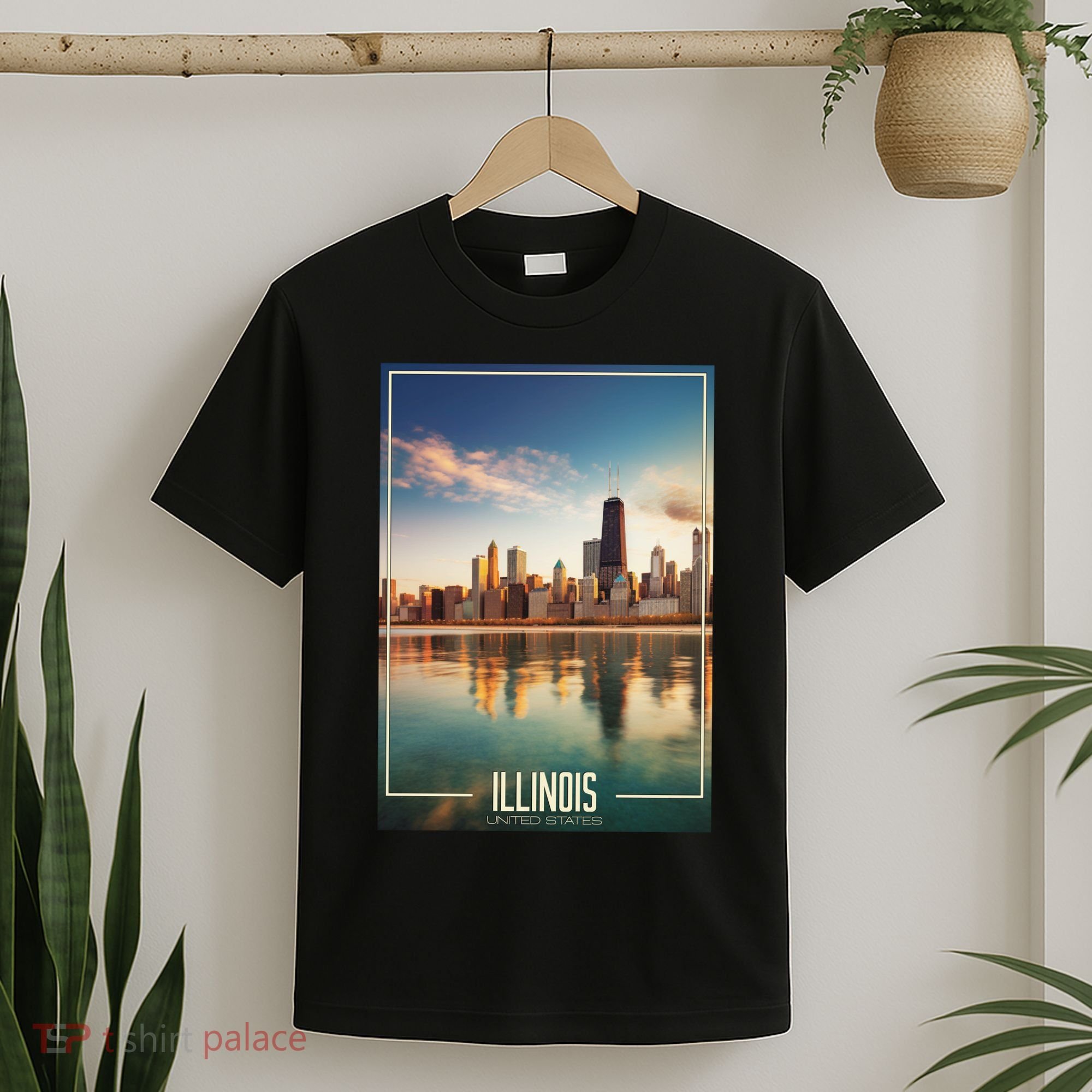 Chicago Reflections: The Heart Of Illinois T-Shirt