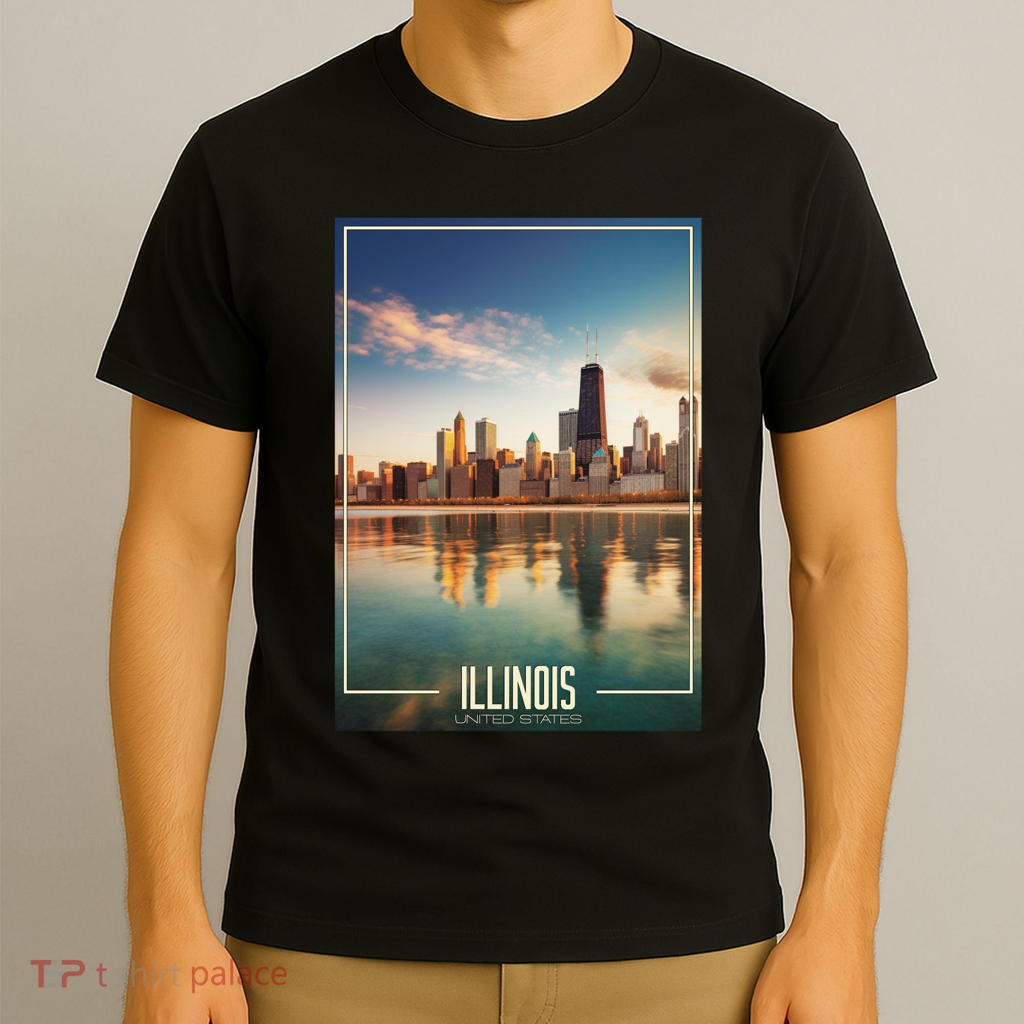 Chicago Reflections: The Heart Of Illinois T-Shirt