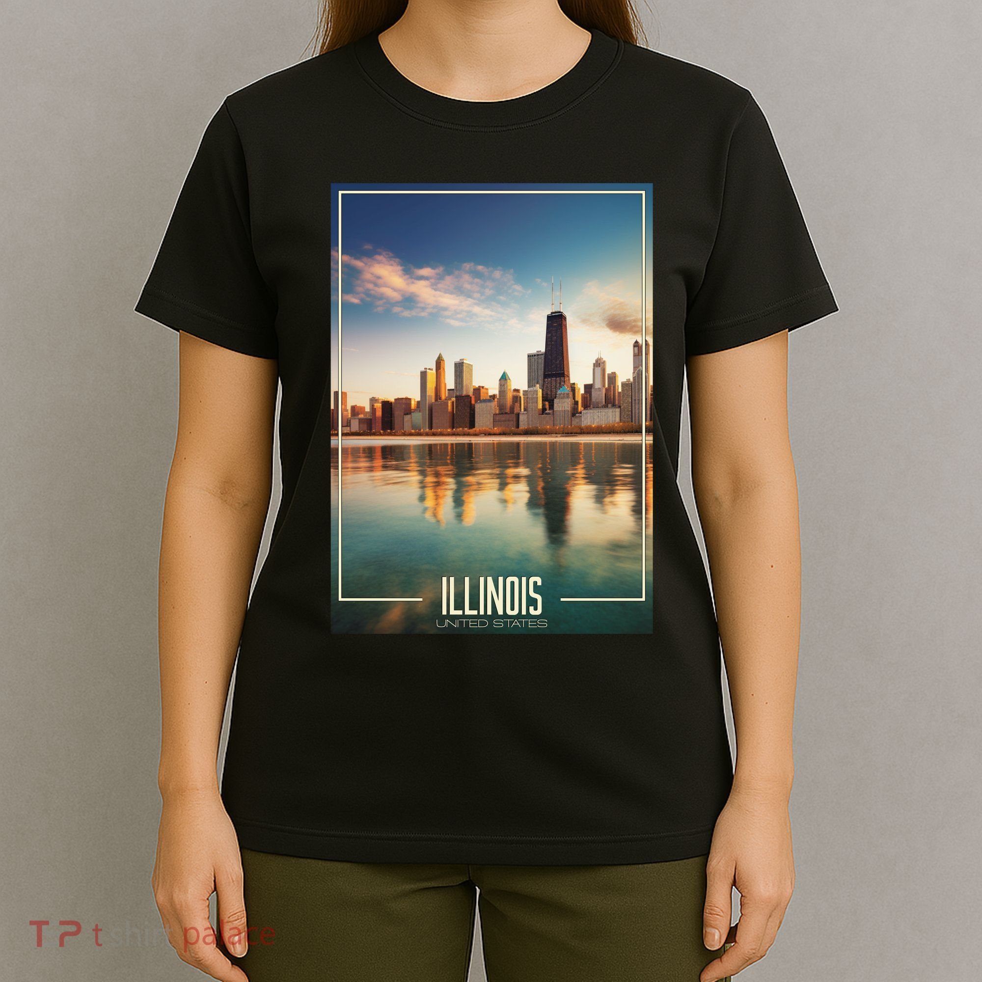 Chicago Reflections: The Heart Of Illinois T-Shirt