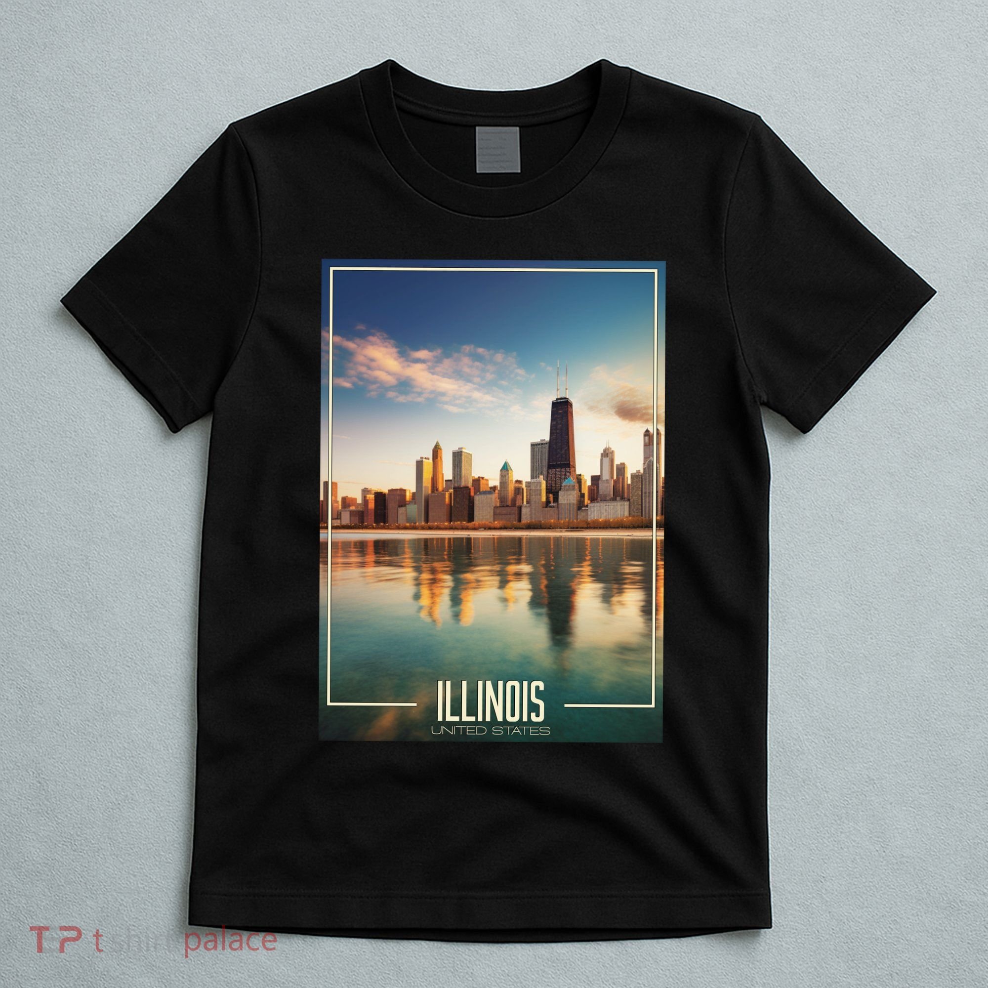 Chicago Reflections: The Heart Of Illinois T-Shirt