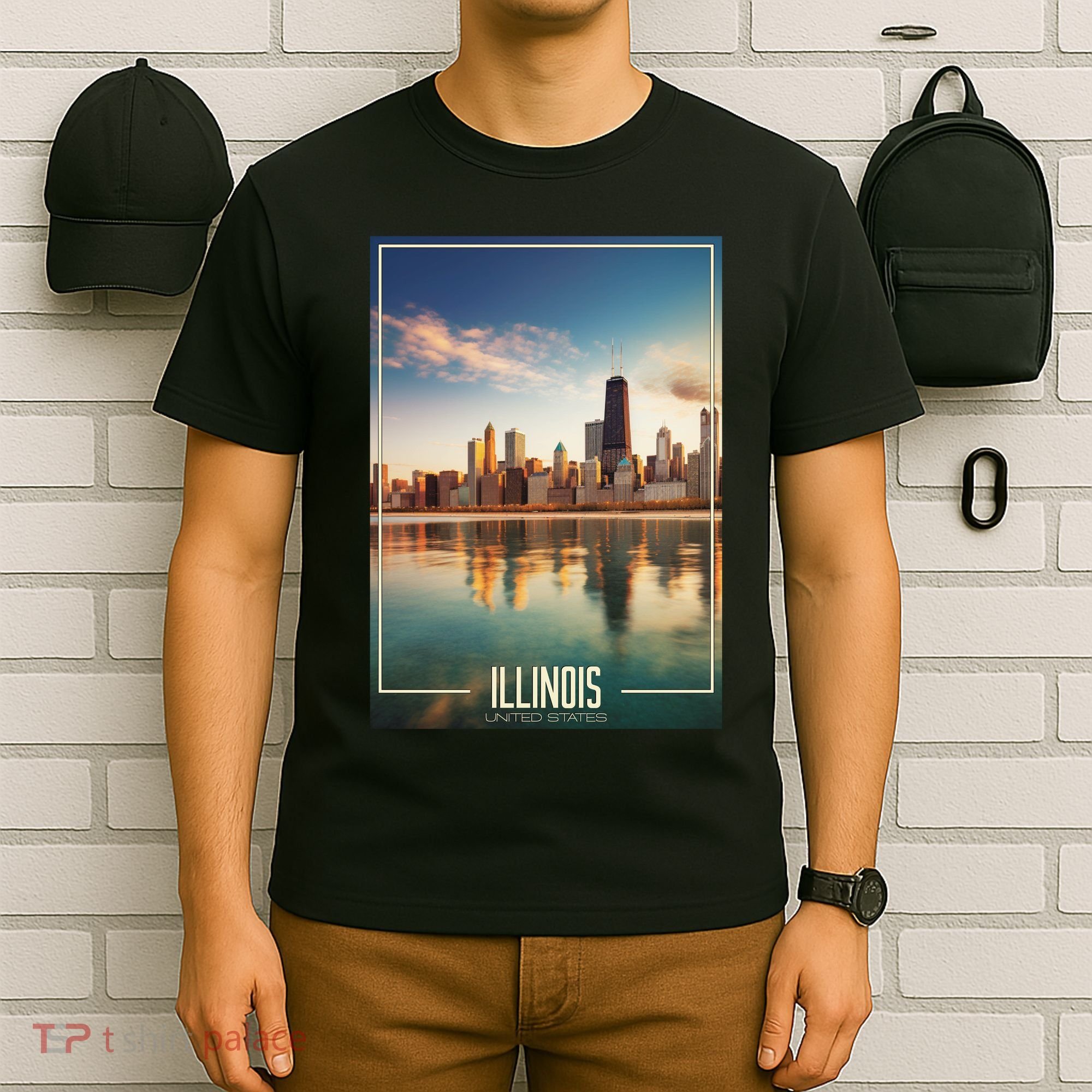Chicago Reflections: The Heart Of Illinois T-Shirt