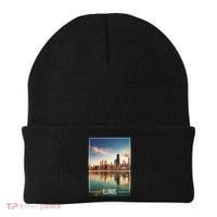 Chicago Reflections: The Heart Of Illinois Beanie thumb 0