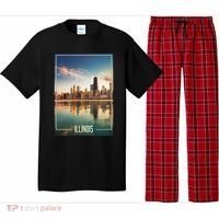 Chicago Reflections: The Heart Of Illinois Pajama Set thumb 0