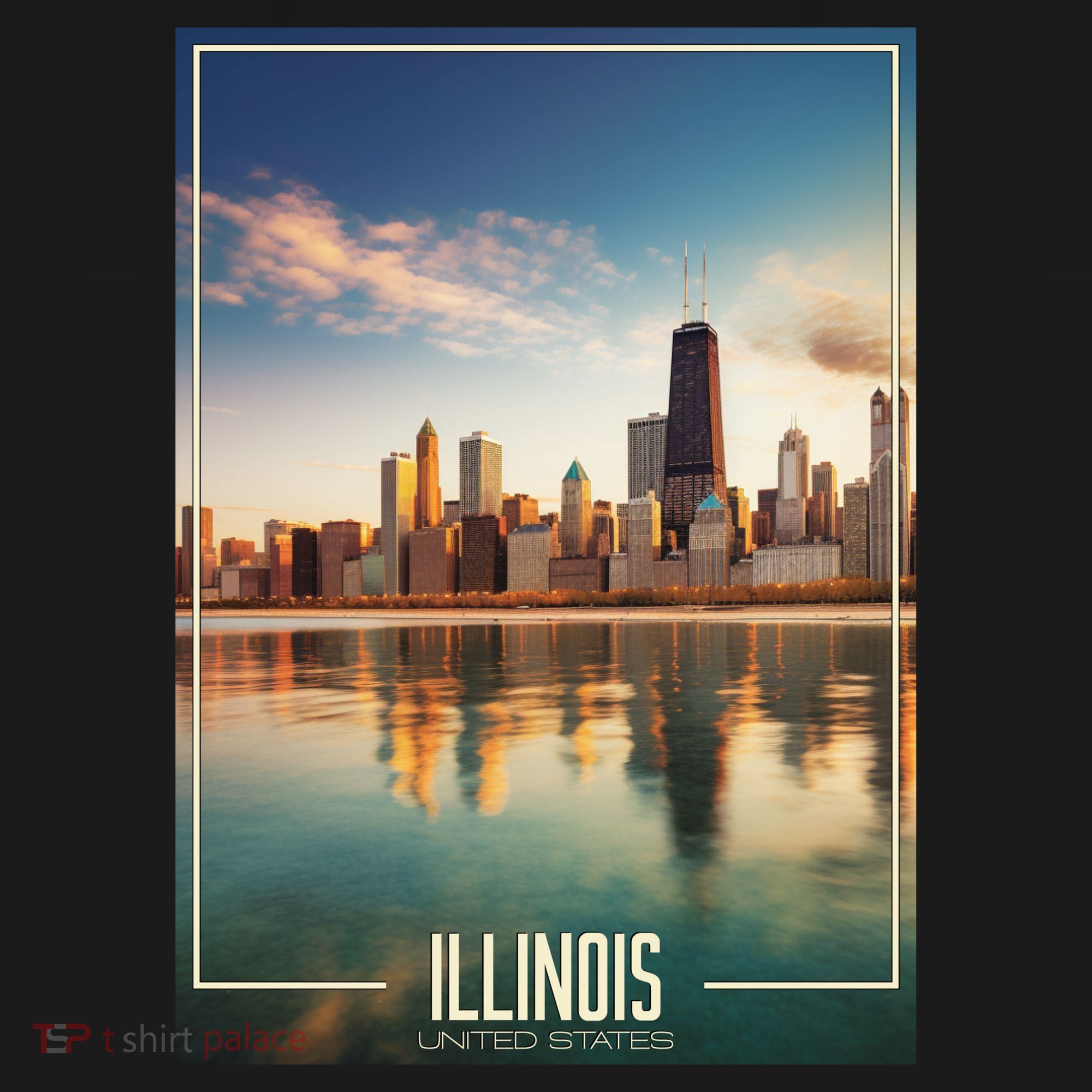 Chicago Reflections: The Heart Of Illinois Women's Hoodie
