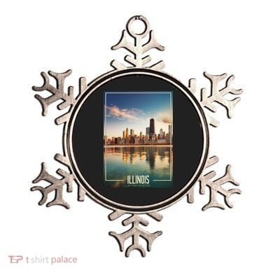 Chicago Reflections: The Heart Of Illinois Ornament