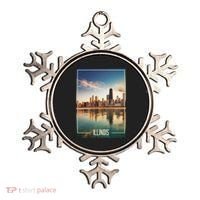 Chicago Reflections: The Heart Of Illinois Ornament thumb 0
