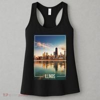 Chicago Reflections: The Heart Of Illinois Women's Tank Top thumb 3