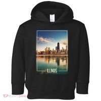 Chicago Reflections: The Heart Of Illinois Toddler Hoodie thumb 0
