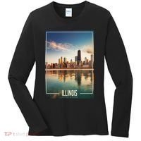 Chicago Reflections: The Heart Of Illinois Women's Long Sleeve Shirt thumb 0