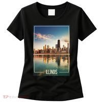 Chicago Reflections: The Heart Of Illinois Women's T-Shirt thumb 0
