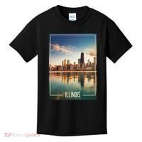 Chicago Reflections: The Heart Of Illinois Kids T-Shirt thumb 0