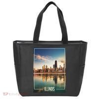 Chicago Reflections: The Heart Of Illinois Tote Bag thumb 0