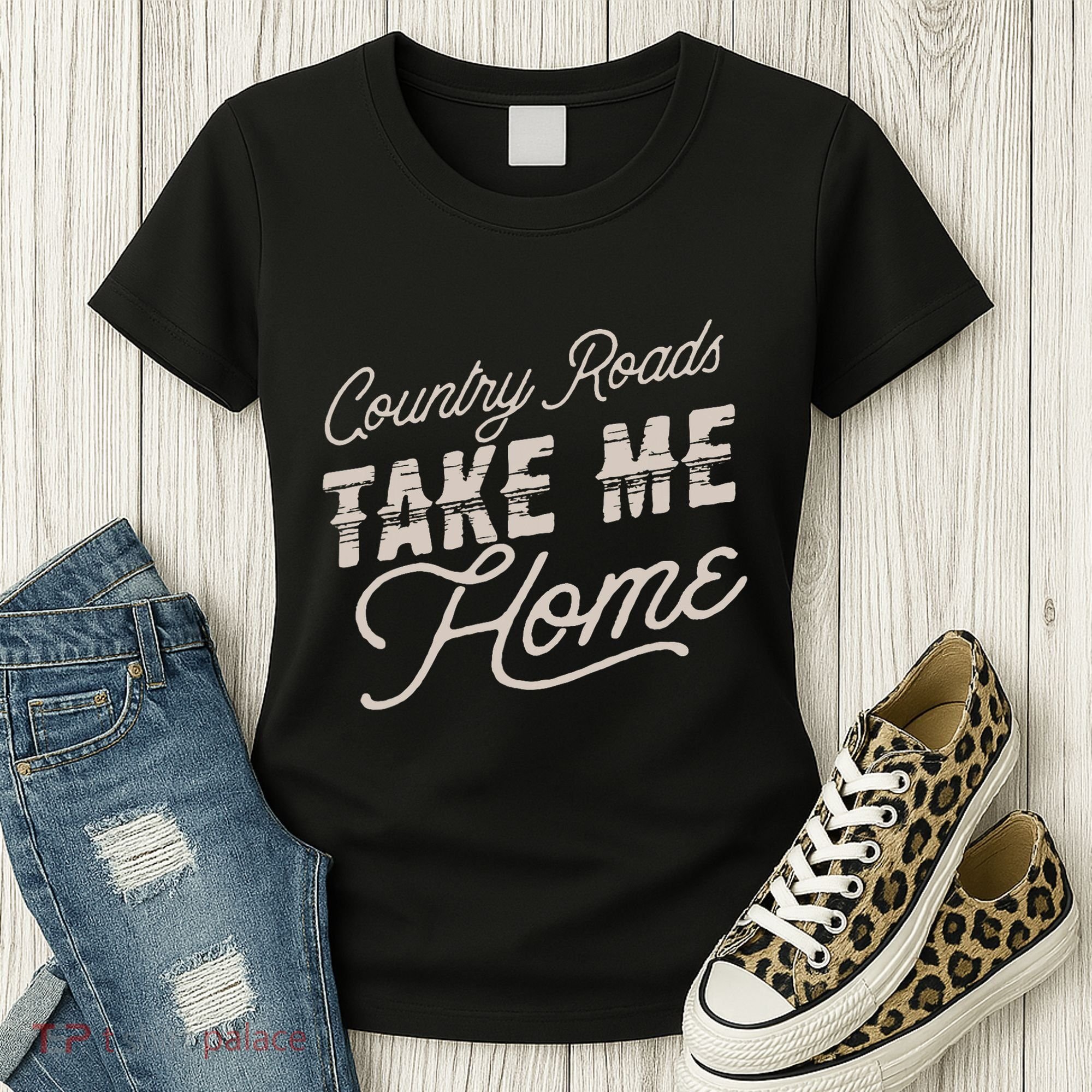 Country Roads Take Me Home Women's T-Shirt