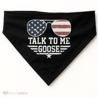 Cool Retro Talk To Me Goose Gift USA-Made Doggie Bandana thumb 0