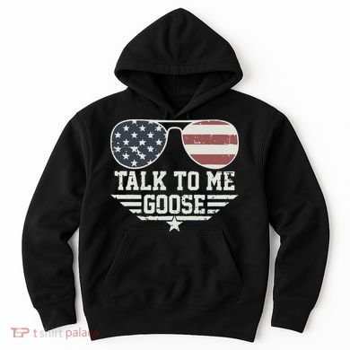 Cool Retro Talk To Me Goose Gift Hoodie