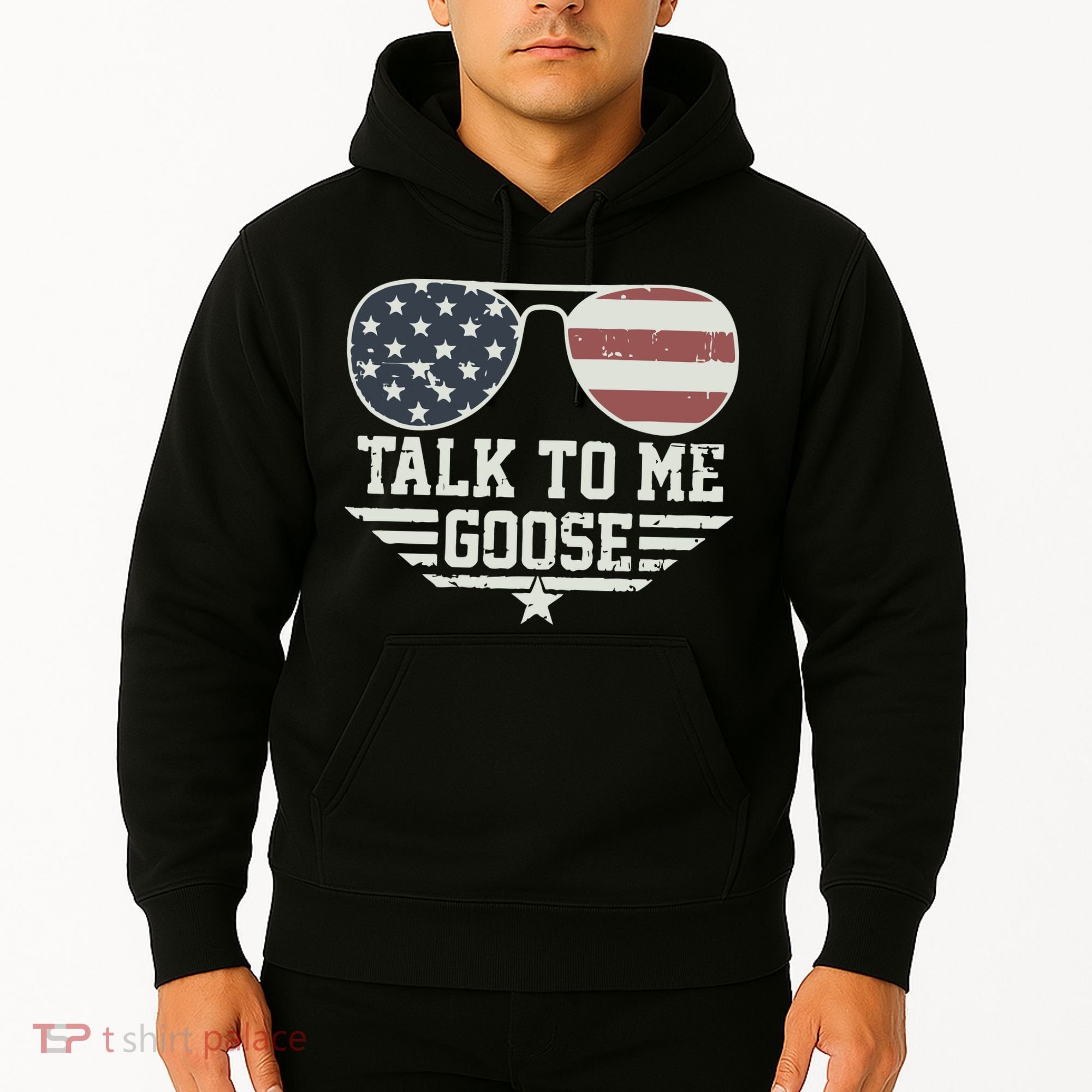 Cool Retro Talk To Me Goose Gift Hoodie