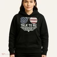Cool Retro Talk To Me Goose Gift Hoodie thumb 5