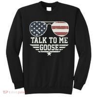 Cool Retro Talk To Me Goose Gift Sweatshirt thumb 0