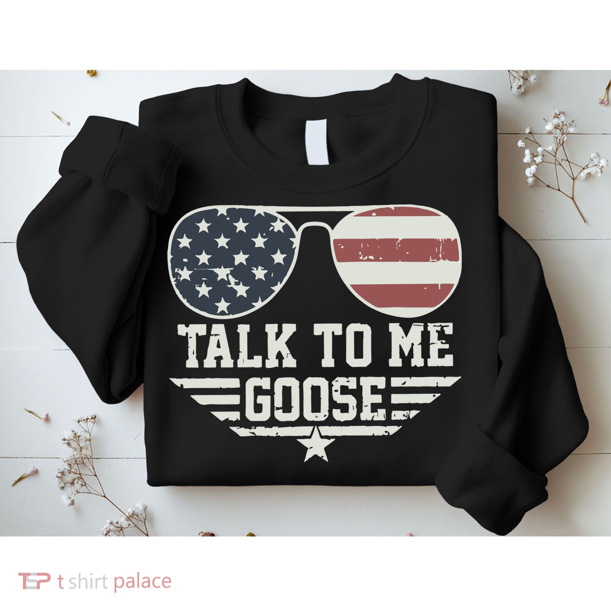 Cool Retro Talk To Me Goose Gift Sweatshirt