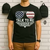Cool Retro Talk To Me Goose Gift T-Shirt thumb 6