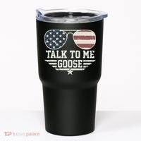 Cool Retro Talk To Me Goose Gift Tumbler thumb 0