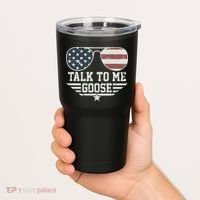 Cool Retro Talk To Me Goose Gift Tumbler thumb 2