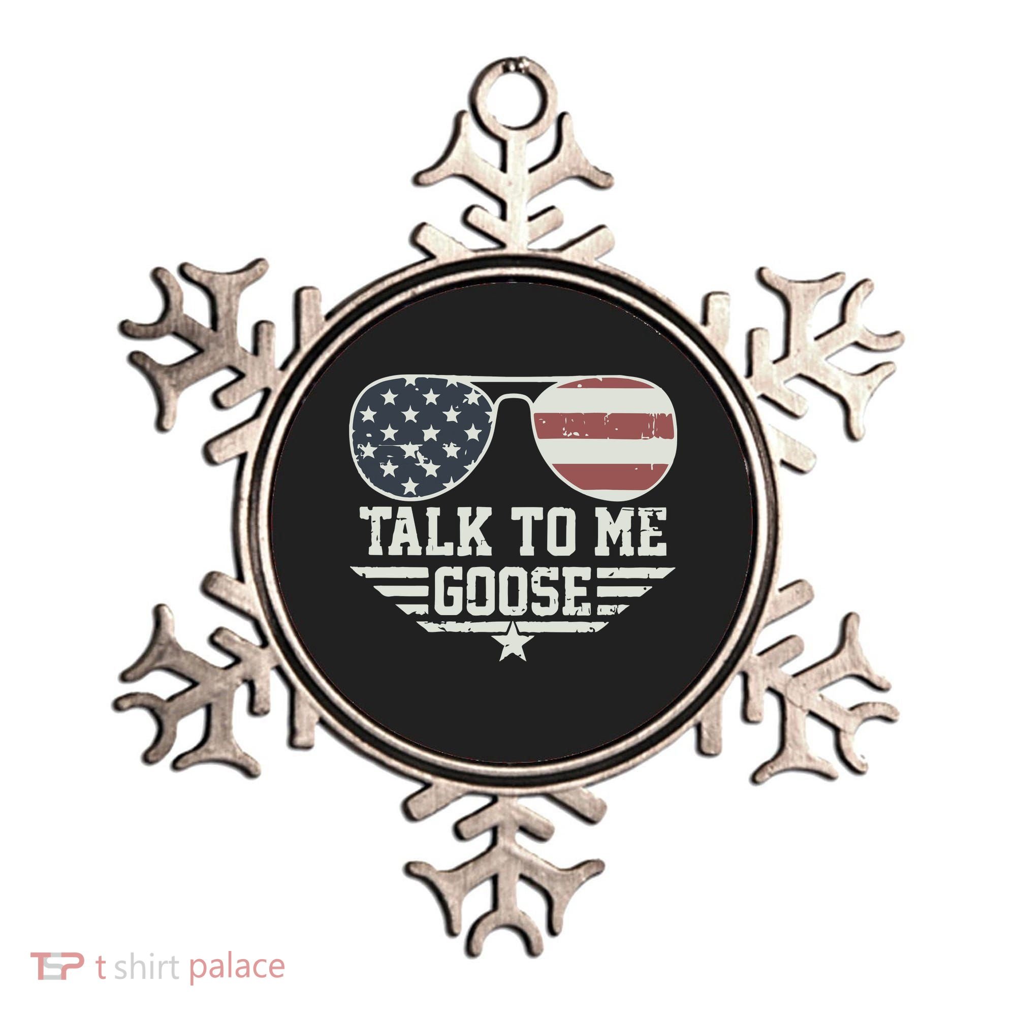 Cool Retro Talk To Me Goose Gift Ornament