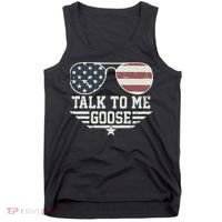 Cool Retro Talk To Me Goose Gift Tank Top thumb 0