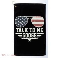 Cool Retro Talk To Me Goose Gift Golf Towel thumb 0