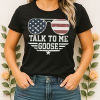 Cool Retro Talk To Me Goose Gift Women's T-Shirt thumb 2