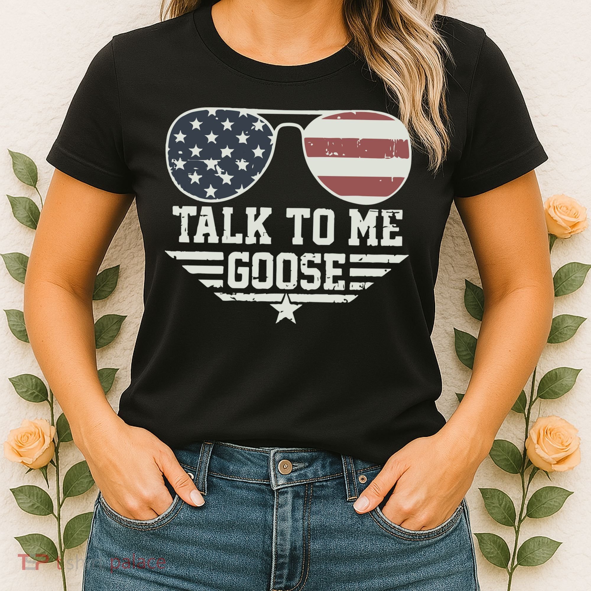 Cool Retro Talk To Me Goose Gift Women's T-Shirt