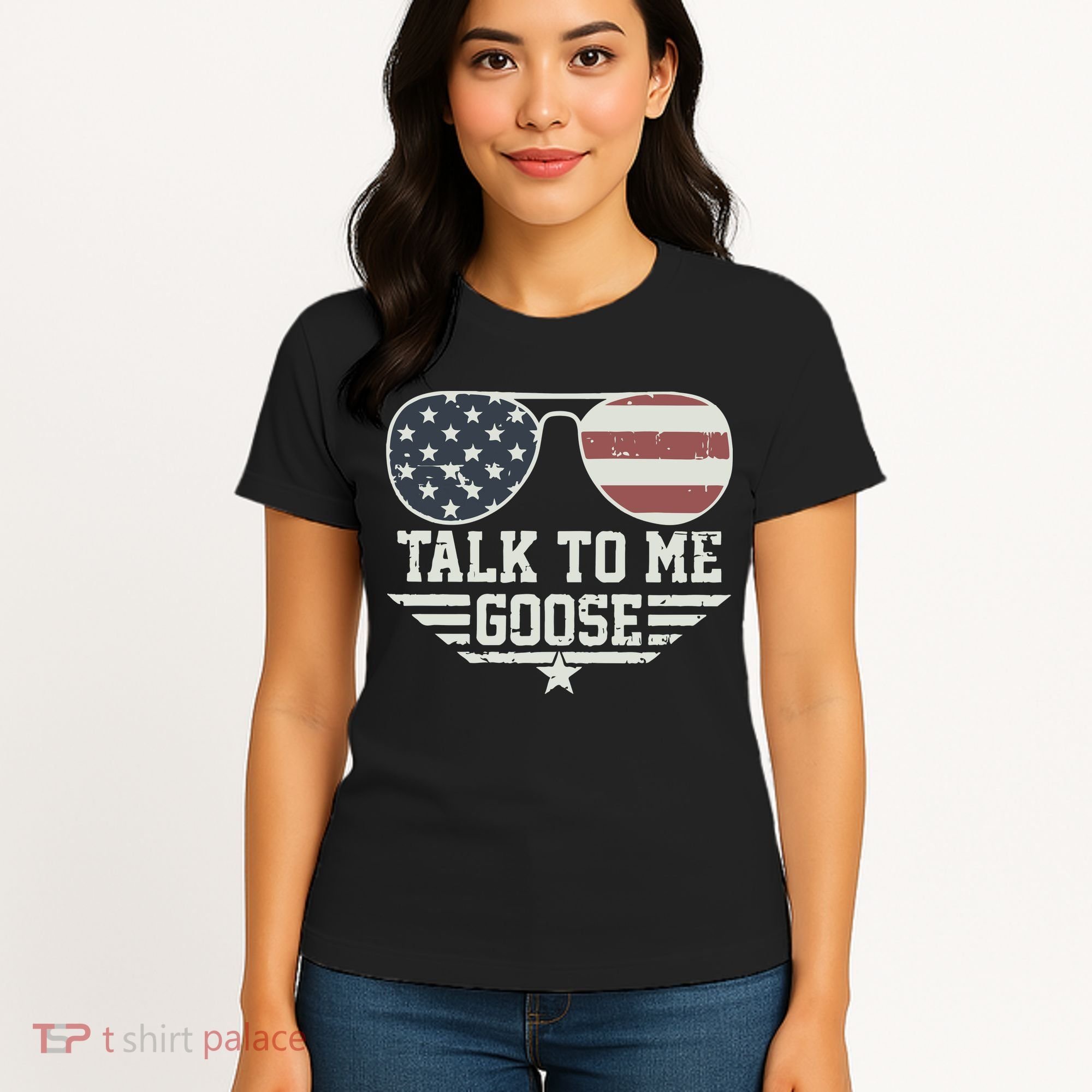 Cool Retro Talk To Me Goose Gift Women's T-Shirt