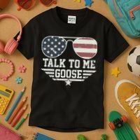 Cool Retro Talk To Me Goose Gift Kids T-Shirt thumb 3