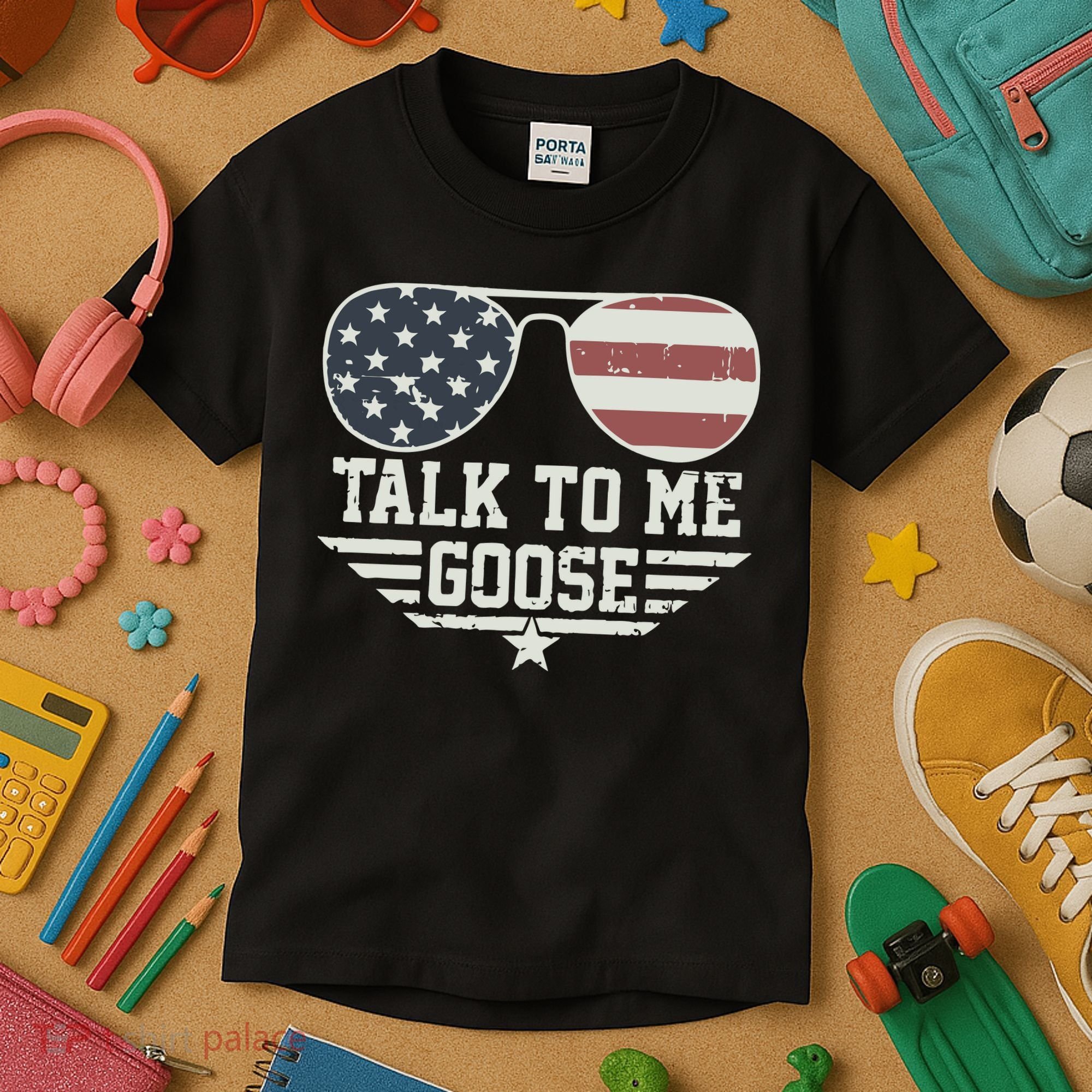 Cool Retro Talk To Me Goose Gift Kids T-Shirt