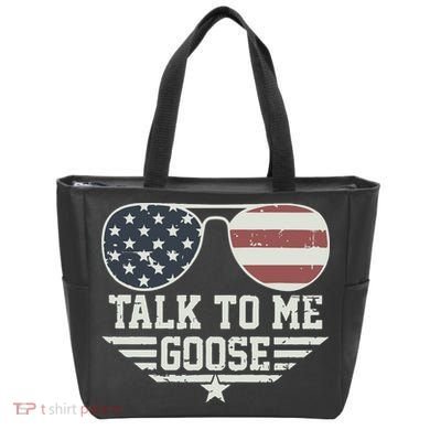 Cool Retro Talk To Me Goose Gift Tote Bag