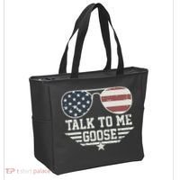 Cool Retro Talk To Me Goose Gift Tote Bag thumb 2