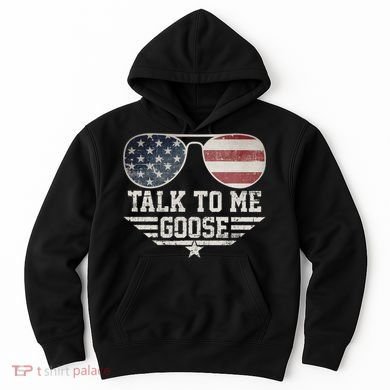Cool Retro Talk To Me Goose Hoodie