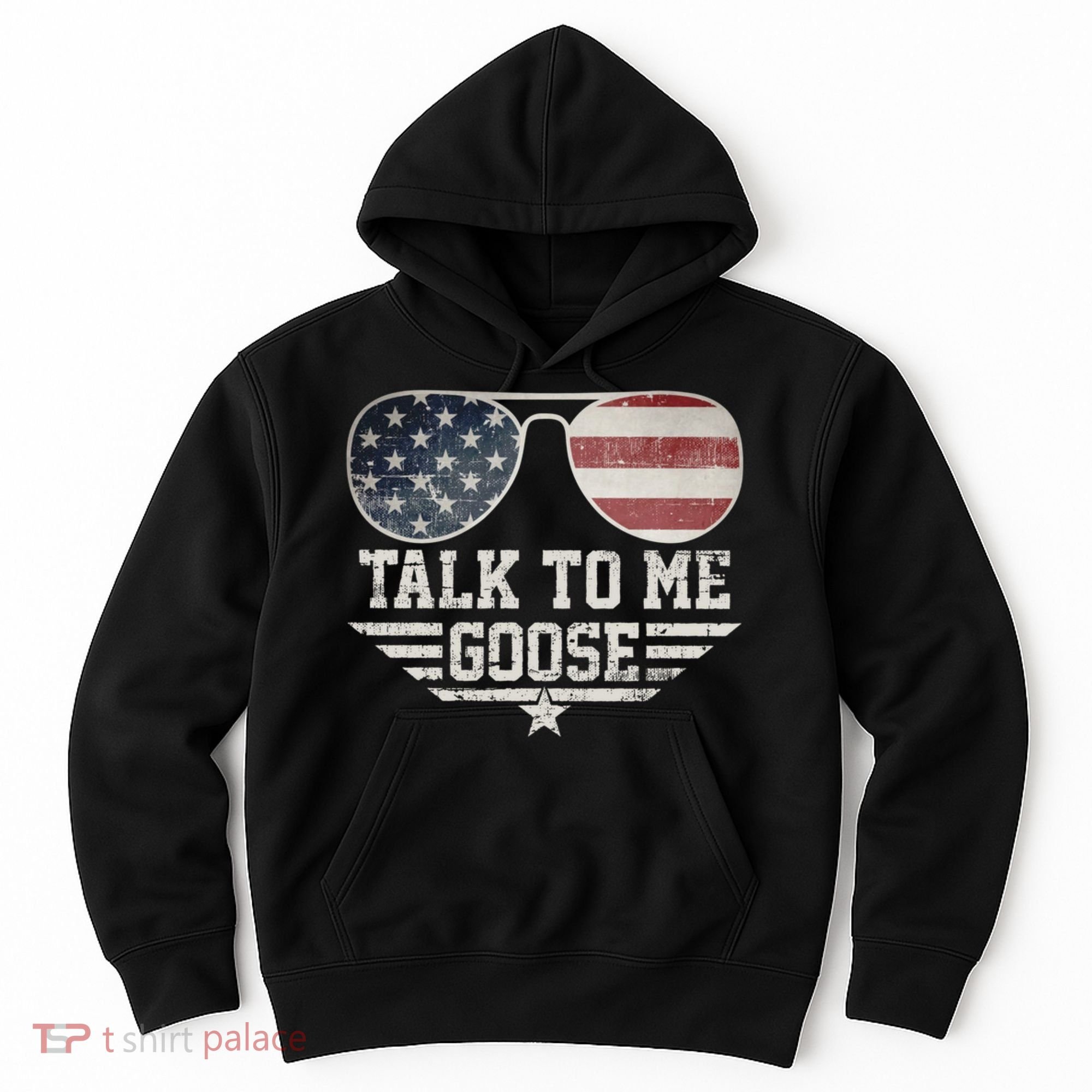 Cool Retro Talk To Me Goose Hoodie