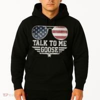 Cool Retro Talk To Me Goose Hoodie thumb 2