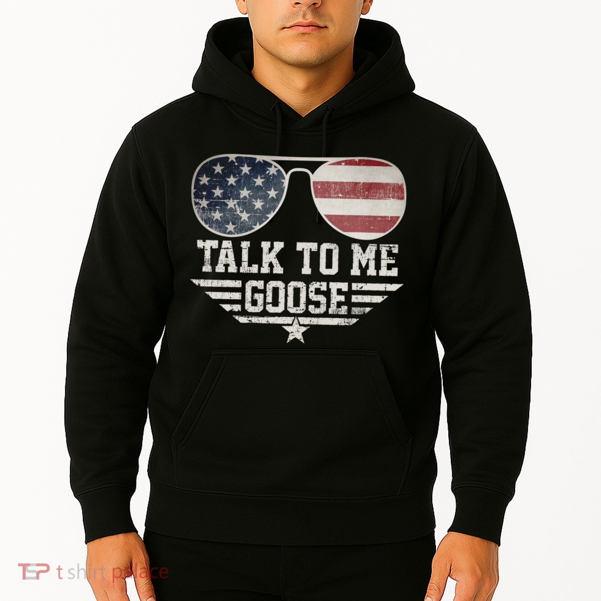 Cool Retro Talk To Me Goose Hoodie
