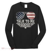 Cool Retro Talk To Me Goose Long Sleeve Shirt thumb 0