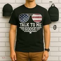 Cool Retro Talk To Me Goose T-Shirt thumb 6