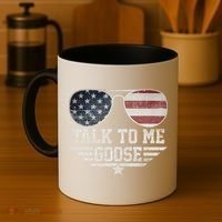 Cool Retro Talk To Me Goose Coffee Mug thumb 4