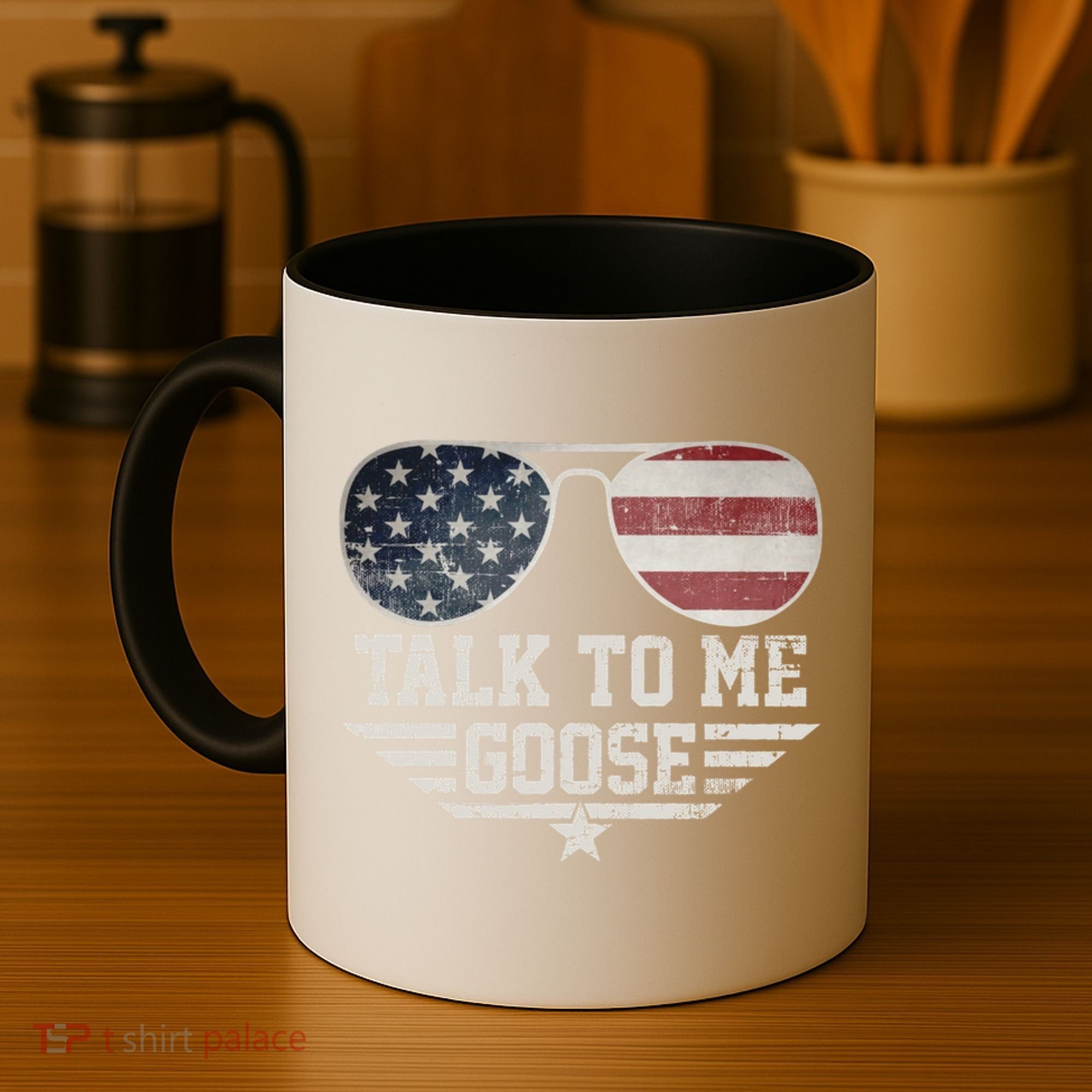 Cool Retro Talk To Me Goose Coffee Mug